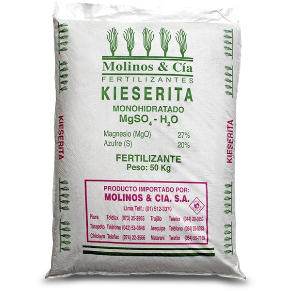 Kieserita (Sulfato de Magnesio Monohidratado)